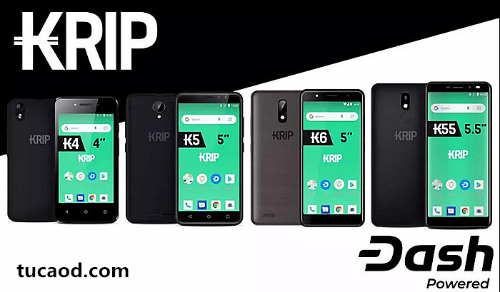 KRIP手机预装DASH应用程序_Kripto Mobile智能手机公司