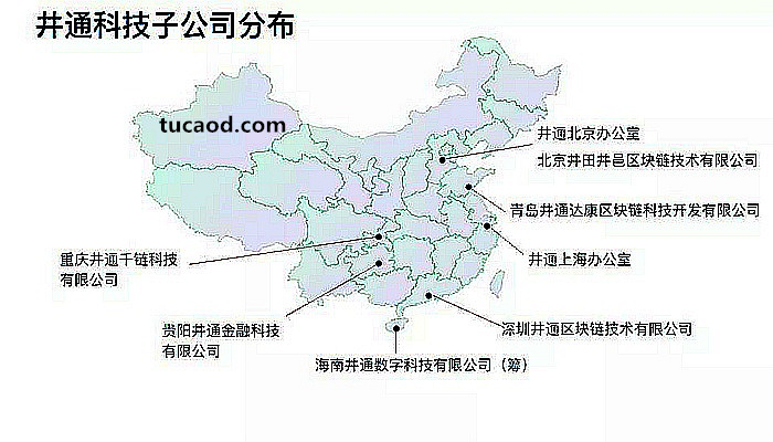 井通科技子公司分布