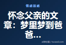 怀念父亲的文章:梦里梦到爸爸了@丁夫老卢-Ai神吐槽