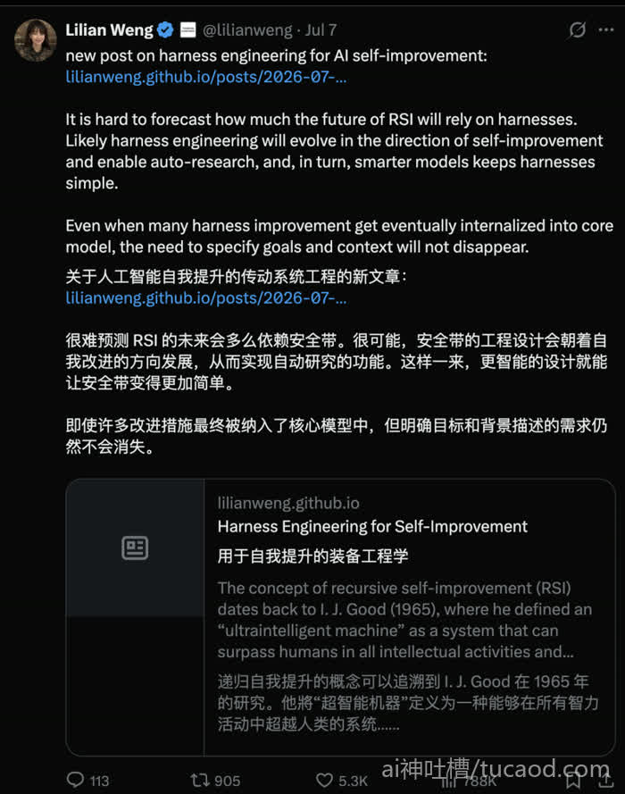 翁荔OpenAI前传配图