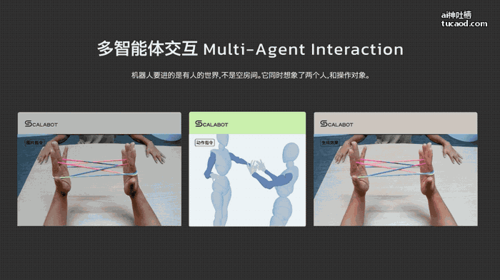 CALABOT 多智能体交互演示:双人翻绳协作场景